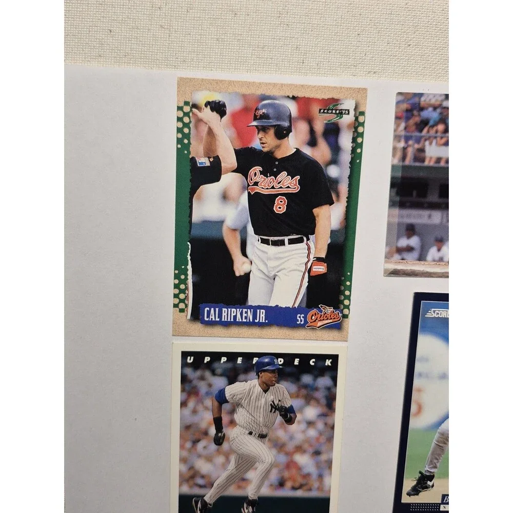 MLB Baseball Card Lot Cal Ripken Jr Bernie Williams Paul Molitor Ben Grieve LOT